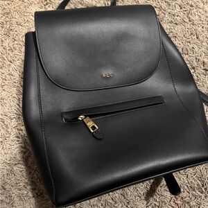 Ralph Lauren Red Leather Bag